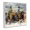 Stupell Industries The Roundup Western Painting Framed Giclee Wall Art Design by Marilyn Hageman